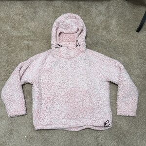 PINK Sherpa Hoodie with pockets